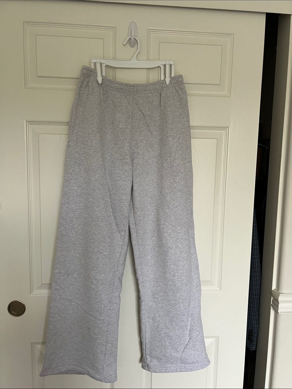 Brandy Melville Light Gray Track Pants